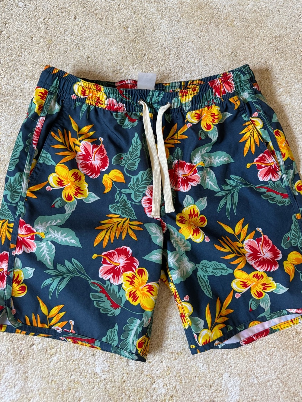 🌺 Fair Harbor Hawaiian Swim Shorts/Trunks Size M 7-8-9 🌺